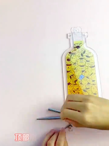 Acrylic Puzzle Kuromi Cinnamoroll Bottle Model Puzzle DIY Cartoon Hello Kitty Sanrio Transparent Puzzle For Kids