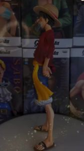 Bandai | One Piece 18CM Figure Toys Anime GK Smiley Luffy Three Form Face Changing PVC Action Collection Figurine Model Dolls Gifts Kids