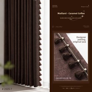 Luxurious Look Full Blackout Chenille Curtains