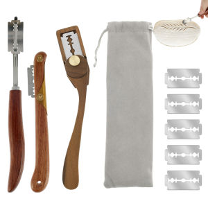 Dough Bread Pastry Cutter with Blades Toast Baguette Bread Knife Wooden Handle Bakers Kitchen Baking Accessory Pastry Spatulas