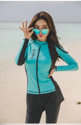 XIAZHIQING | Quick-Dry Zippered UV-Protection Diving Suit