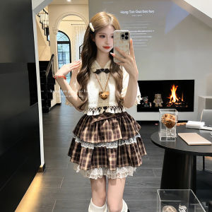 XUECAIQI | Cute and Age-Reducing Japanese Style Knitwear Set