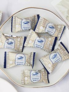 Denmas Black Truffle Milk Ball 500g Bulk Wedding Candy Chocolate Dessert Snacks Leisure Food Soft Candy Traditional Chinese Sweet