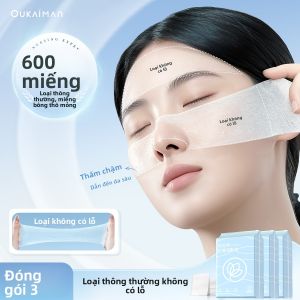 Băng Keo Trang Điểm Three-in-One Có Lỗ Mở Băng Keo Trang Điểm Mặt Có Thể Kéo Dài Dùng Để Trang Điểm Và Làm Sạch Da