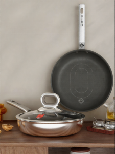 KBH | Titanium No Coating Stainless Steel Frying Pan