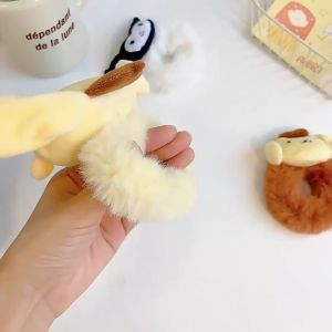 Fyngalery ♛ Ikat Rambut Scrunchie Karakter Boneka Kartun Jepang Lucu Ikat Rambut Lucu Ikat Rambut Anak Anak Karet Rambut Lucu DP57