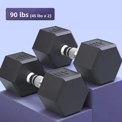 PROIRON | Hex Dumbbell for Home Gym Rubber Coated