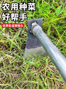 Forged Long Handle Small Weeding Hoe Gardening Tool for Planting Flowers Vegetables And Strawberries Home Garden Farm Use