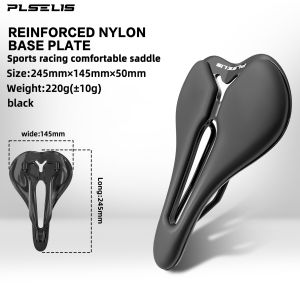 plselis Road Bicycle Seat Post Hollow Breathable Lightweight Ergonomic Design Durable 220g for Cycling Sports Equipment