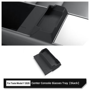 Khay Đựng Kính Mắt Ô Tô Bằng Silicon Tesla Model 3 Y YL Juniper Highland 2025-2026 Hộp Đựng Đồ Trung Tâm Nhẹ Chống Gỉ Phụ Kiện Tiện Dụng