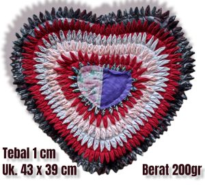 keset kaki/kain perca unik love termurah