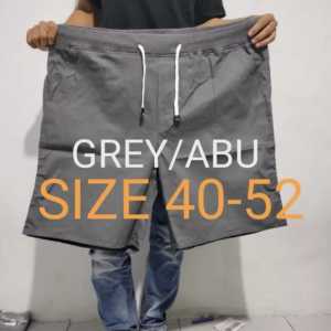 Big Size Celana Pendek Chinos Pria Size Jumbo Celana Pendek Pria Dewasa 6xl Rip Karet Pinggang