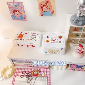 Creative Small Storage Box: A Cute Plastic Button Desktop Organiser