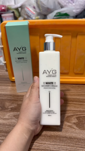 Sữa tắm truyền trắng AYG white Shower cream Tone-Up - tắm trắng - ủ trắng toàn thân - HX2171