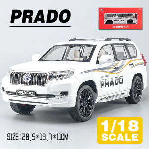 LEO 1:18 Toyota Prado Suv Diecast Model Car Alloy Cars Toys Collection Gift For Kids Boy Girl