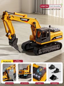 MABAOMABAO | Childrens Drill Excavator Toy