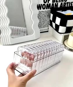 PressOn nails storage box fake nail 高端透明美甲盒甲片收纳盒包装盒穿戴甲盒子手工穿戴甲展示盒