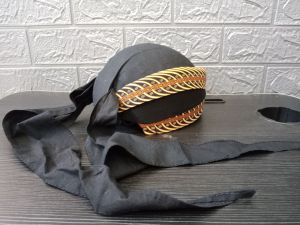 blangkon solo samurai kuning sliwir