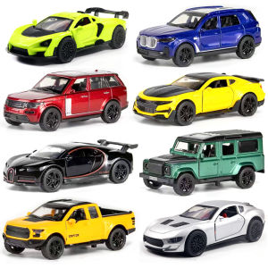 รถโมเดลเลียนแบบรถบรรทุกสัตว์เลี้ยงขนาดเล็กสำหรับเด็ก รถโมเดลรถเล็กสำหรับเด็กชาย รถเล็กสปอร์ตสำหรับเด็ก รถบรรทุก Off-Road รถเค้ก โมเดลรถตกแต่ง