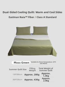 shui yang | Antibacterial Dual Control Temperature Summer Air Conditioner Blanket