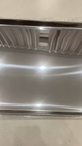 Khay Mâm Cạn Chữ Nhật Inox 304 Xịn Size 40x60cm