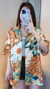 🌈💦เสื้อสงกรานต์เสื้อลายดอก เสื้อคอปก เสื้อเช้ตสินค้าพร้อมส่ง #เสื้อใส่เล่นร้ำสงกรานต์ #แฟชั่นสงกรานต์#เสื้อสีสด#เสื้อสงกรานต์ สวมใส่สบาย🌈💦💧