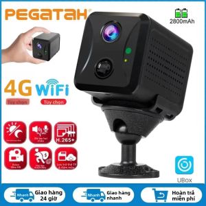Camera An Ninh Ubox Mini 4G Có Khe Cắm Thẻ SIM Hoặc Camera IP Giám Sát WiFi Ultra HD Pin 2800mAh Được Bao Gồm Hệ Thống Liên Lạc Bằng Giọng Nói Để Đảm Bảo An Ninh Gia Đình Trong Nhà