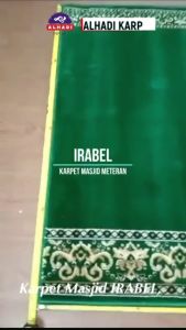 Alhadi Karpet Masjid IRABEL METERAN Ukuran 100 x 120cm Tebal 12mm Sajadah Mushola Best Seller