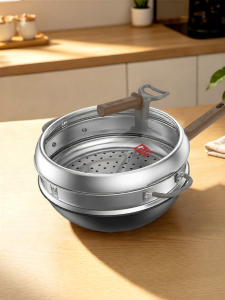 KBH | Non-stick No-coating Frying Pan Suitable for Both Induction and Gas Cooking