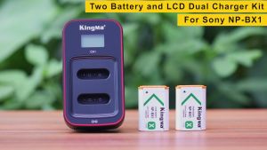 [KingMa] NP-BX1 Camera Replacement Set / Battery / Charger for Sony Cameras using NP-BX1 Batteries - BX1 / NPBX1