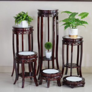 Premium Solid Wood Flower Stand Floor Mounted Living Room Green Ivy Succulent Plant Potted Multi Layer Wooden Balcony Flower Table Chinese Style Flower Stand