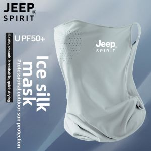 JEEP SPIRIT | Ultraviolet Protection Cool Ice Silk Cap Topless Hat for Men