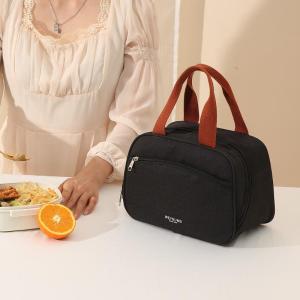 Thickened Aluminum Foil Lunch Bag Handheld Insulated Korean Style Waterproof Large Size Lunch Box Bag for Work Portable Picnic Bag