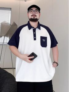 Loose Fit Large Size Mens Casual Short Sleeve Polo Shirt with Pocket Tagkita Brand Polyester Fiber Summer Fashion Polo