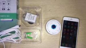 Camera Toàn Cảnh Wifi V380 Pro 3MP 360 Độ Camera IP An Ninh Tầm Nhìn Ban Đêm Mắt Cá Ghi Hình Full-HD Kèm Pin