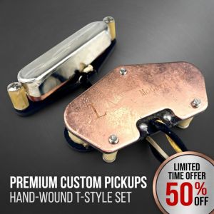 Premium Vintage Alnico 5 Telecaster Guitar Pickup Set 7.1k Neck & 8.1k Bridge Lollar Style for TL Models Superior Tone"
