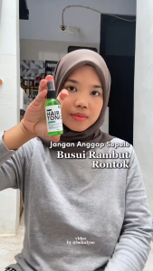 ( BELI 2 GRATIS 1 ) Hair Tonic Ginseng Aloe Vera Extract Perawatan Rambut Rontok 60 ML