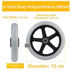 gumahus | Universal Solid Front Wheel for Wheelchair