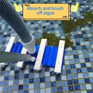 Swimming Pool Cleaning Set: Long Telescopic Pipes & Underwater Vacuum Cleaner