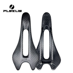 PLSELIS | Plselis Lightweight High-Strength Carbon Fiber Road Bicycle Saddle 56g Hollow Breathable Ergonomic Seat CushionPS--3005
