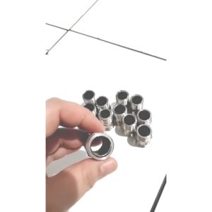 DOUBLE NEPPLE 1/2" SS304 NEPEL KONEKTOR SELANG JET high quality