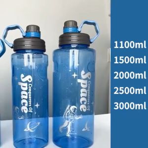 iPii 3L/2000ML/1500ML/1100ML Sport Water Bottle with Handle Large Capacity Water Bottle with Hander strap Botol Air Besar Sport Fitness Gym Bottle