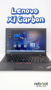 [Refurbished] Lenovo ThinkPad X1 Carbon Laptop | 14 Inch i7 8th Gen Laptop | 10th Gen | 8GB RAM | 512GB SSD | Fast Boot Up | Win 11 + Free MS Office