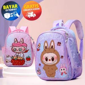 MIKADO - BK231 TAS SEKOLAH TAS RANSEL ANAK KARAKTER LABUBU TAS SEKOLAH ANAK TAS ANAK TK TAS RANSEL SEKOLAH