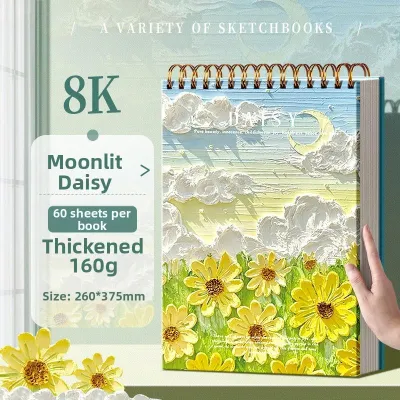 NAIFUNA | Art Sketchbook for Students Drawing Blank Book for Children with Thickened Coils