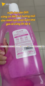 Nước Lau Sàn Gift 1L Chính HãngTinh Dầu Tự Nhiên Ngăn Ngừa Côn TrùngSạchAn Toàn Cho Trẻ Nhỏ