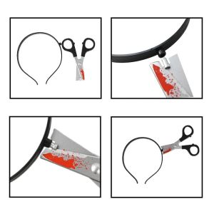 Jaya BANDO HALLOWEEN bando gunting bando botol bando prank bando pisau bando gergaji B032