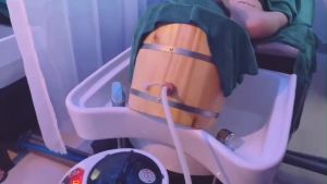 Bộ xông đầu dưỡng sinh | Bồn gỗ xông đầu + máy xông