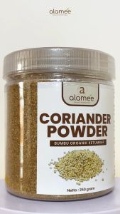 ALAMEE Ketumbar Bubuk Organik Bumbu Dapur Instan Coriander Powder Murni Asli Tanpa Campuran 75gr