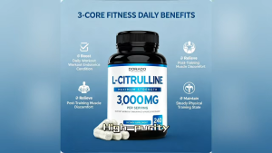 DORADO L-Citrulline CapsulesHigh Strength Amino Acid For Adult Workout Endurance & Muscle Daily Recovery Support240ct